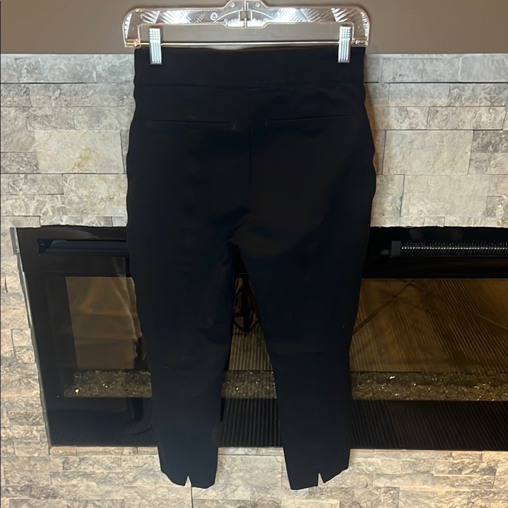 SPANX Black Ankle Cropped Pants with Elastic Waistband size Small Petite - Picture 7 of 14